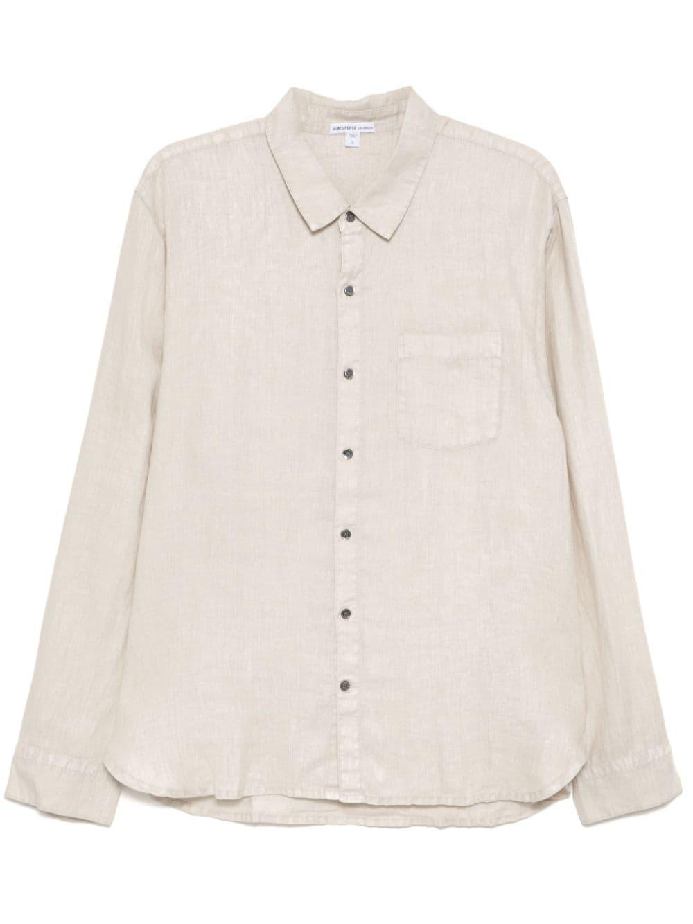 linen long-sleeves shirt