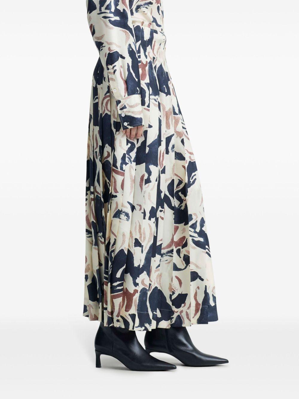 Tullius pleated skirt 