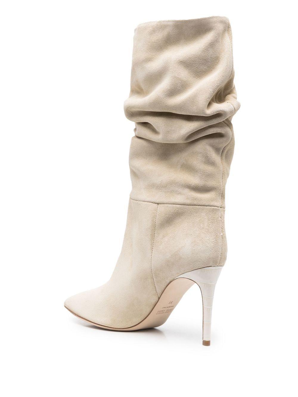 slouchy 85mm ankle boots