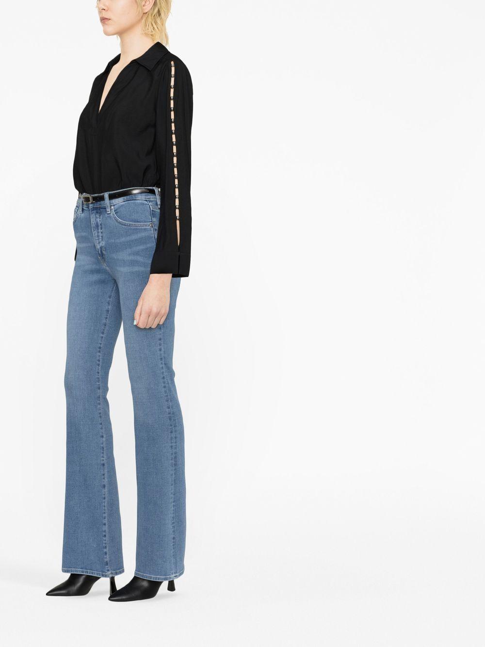 Beverly skinny-cut flared jeans