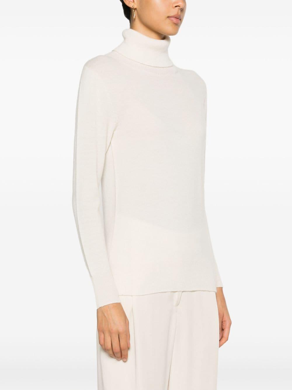 roll-neck cashmere jumper