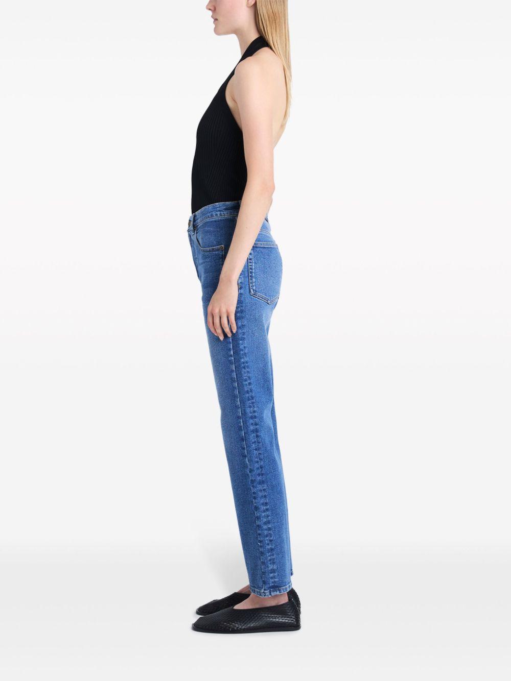 Jasper straight-leg cropped jeans