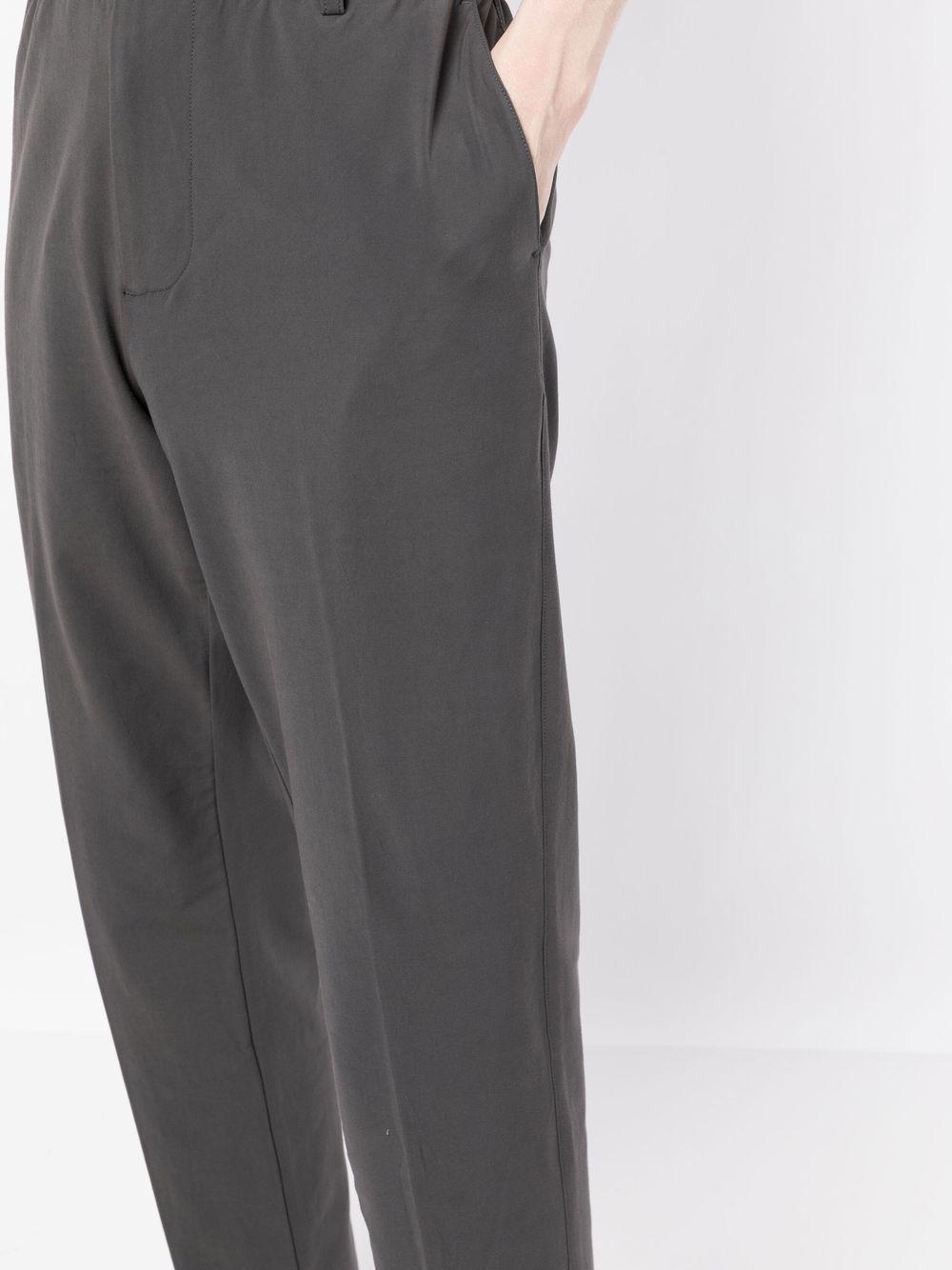 straight-leg tailored trousers