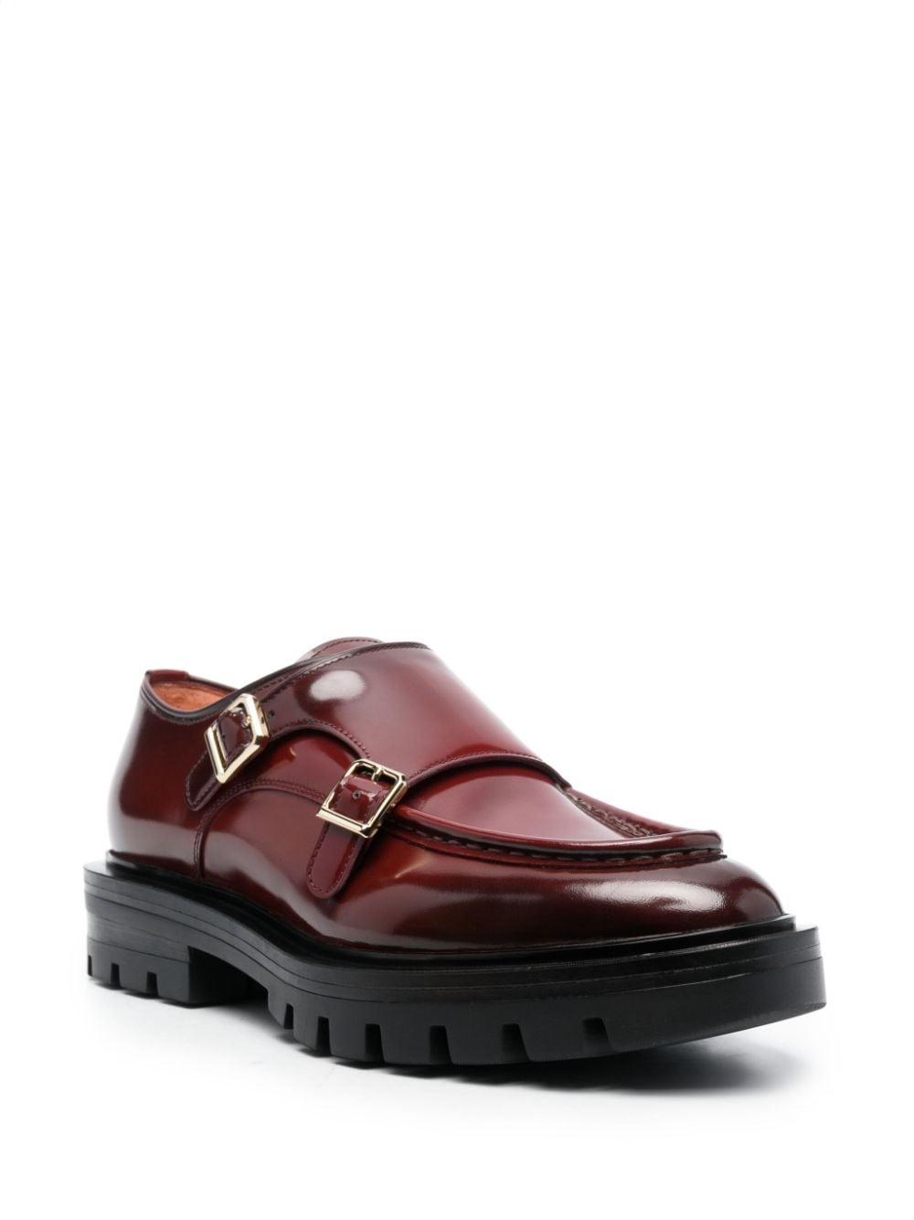 chunky leather loafers