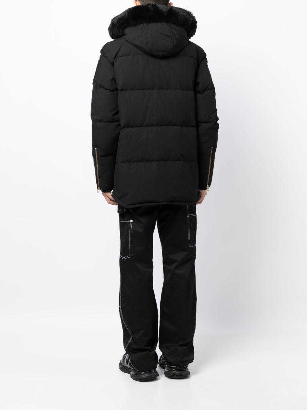 3Q detachable-hood padded jacket