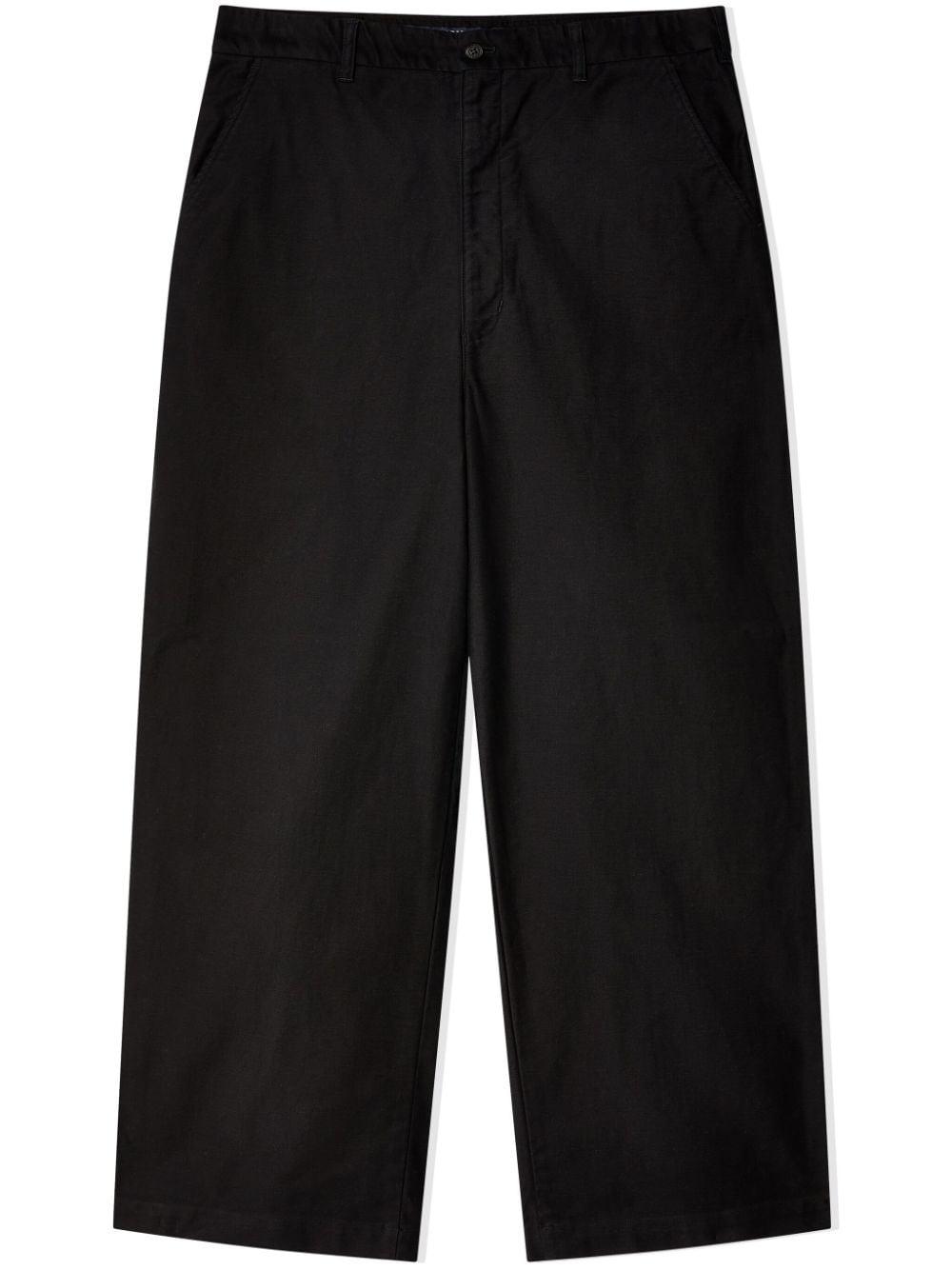 straight-leg trousers