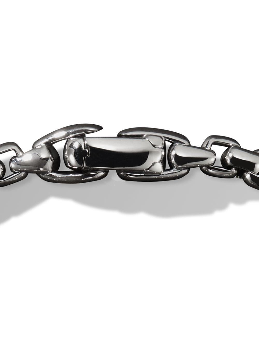 sterling silver Waves Dagger diamond bracelet