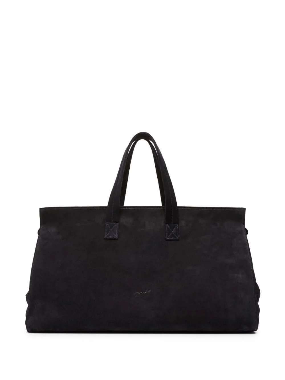 Quarantotto suede weekender bag