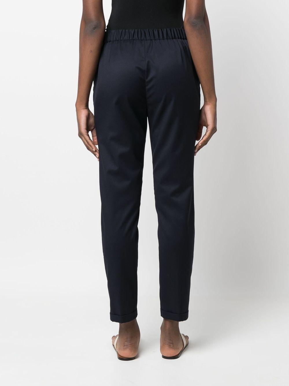 drawstring-fastening waistband trousers