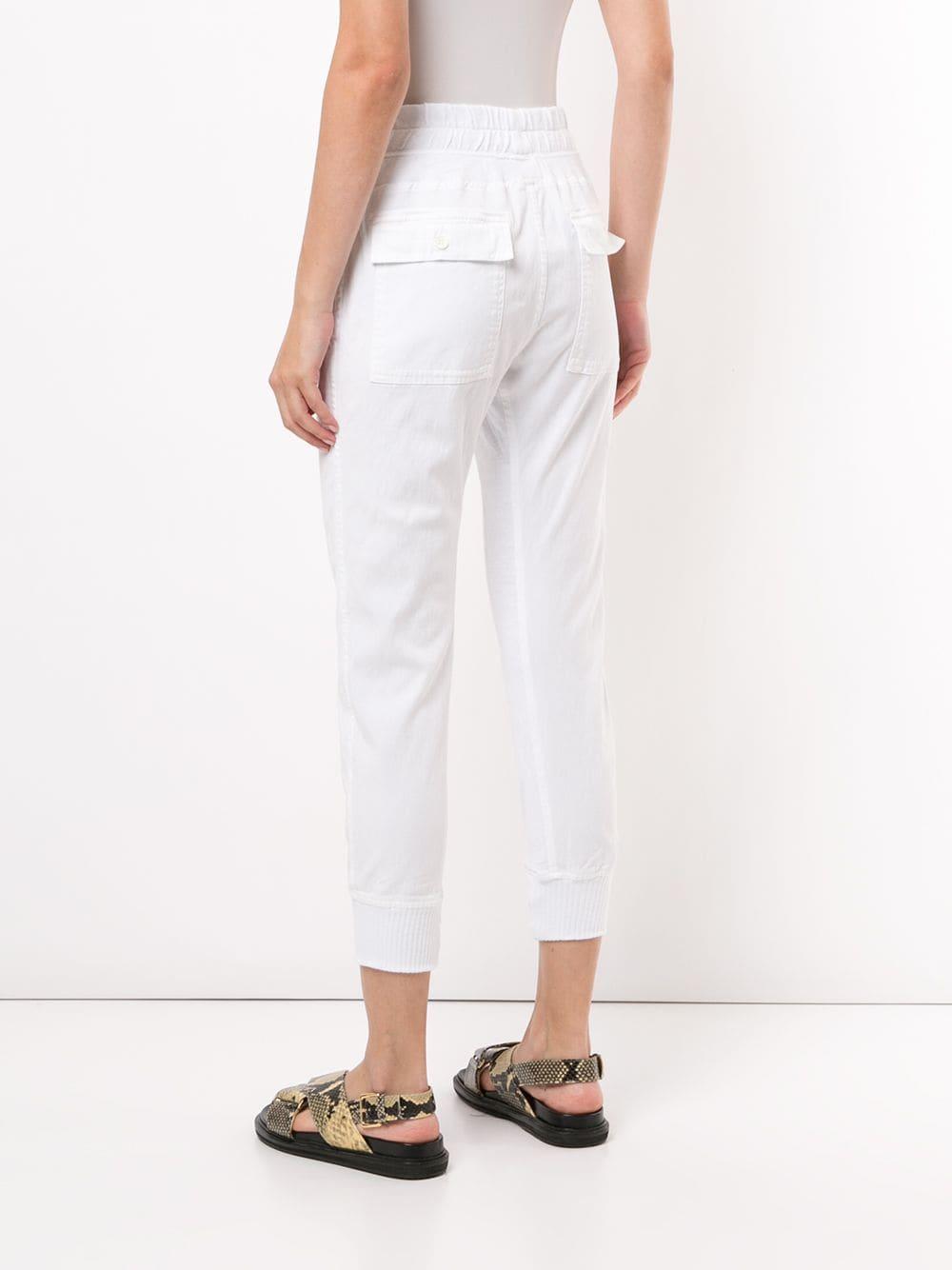 relaxed jersey trousers