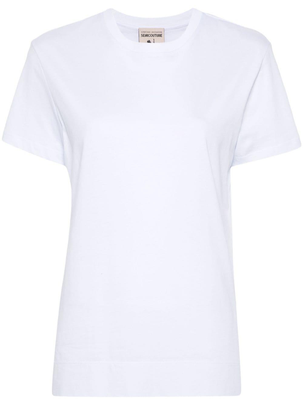 crew-neck cotton T-shirt