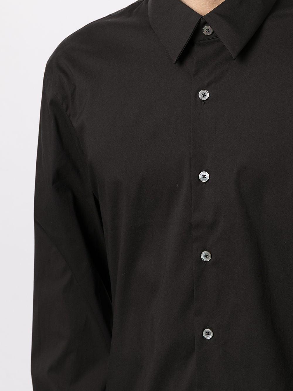 matte stretch-poplin shirt