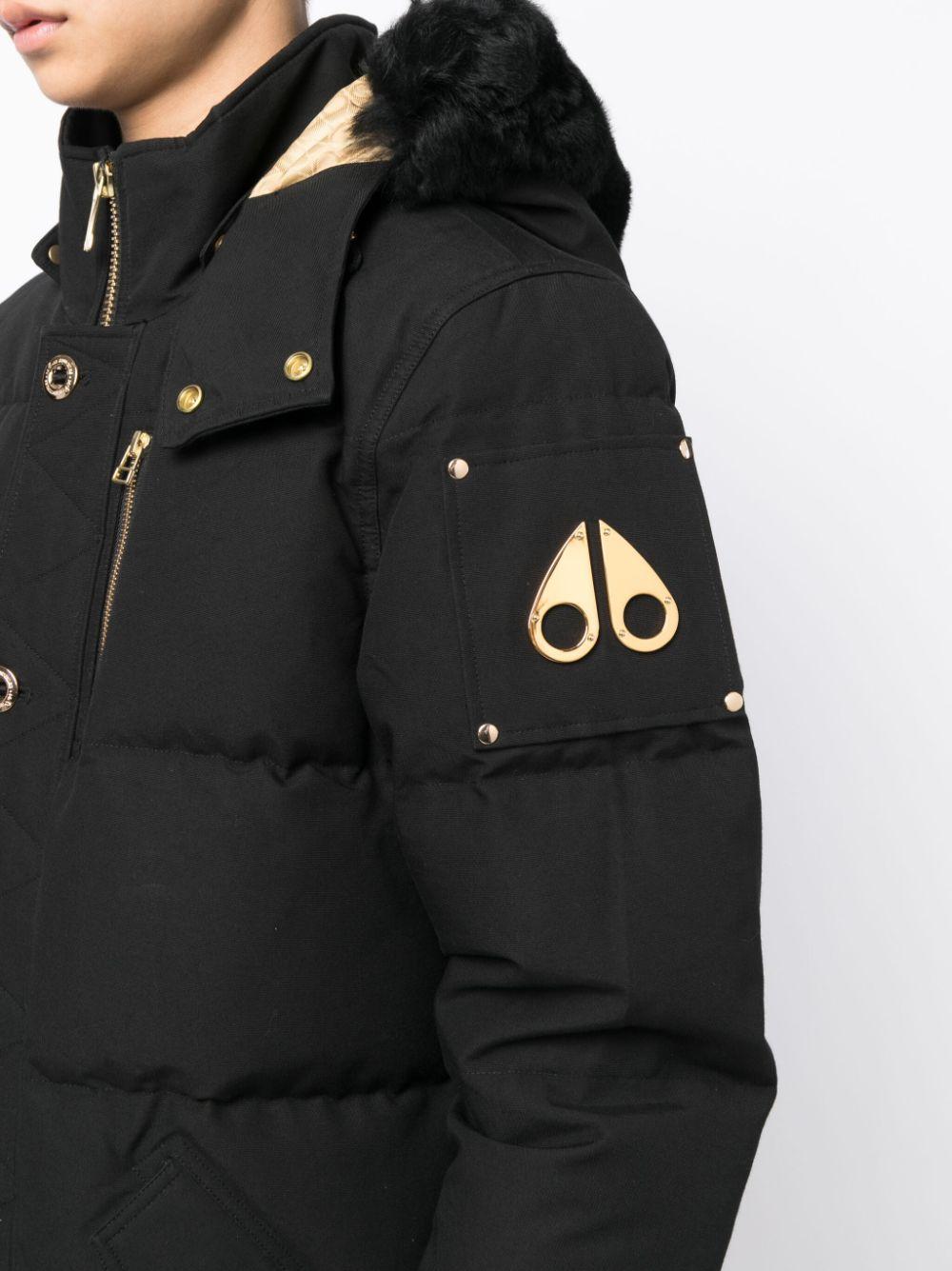 3Q detachable-hood padded jacket