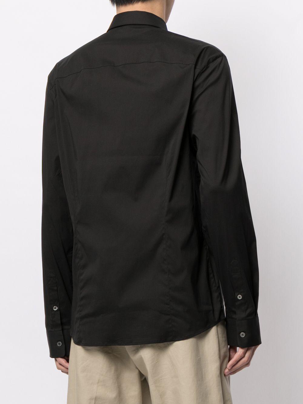 matte stretch-poplin shirt