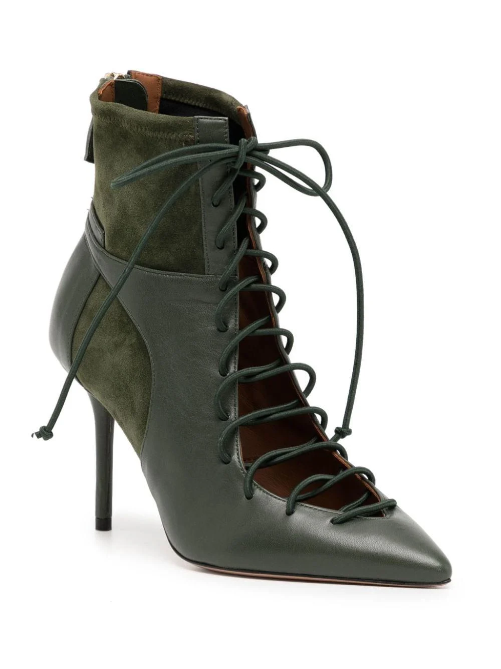 Montana 85mm panelled lace-up boots