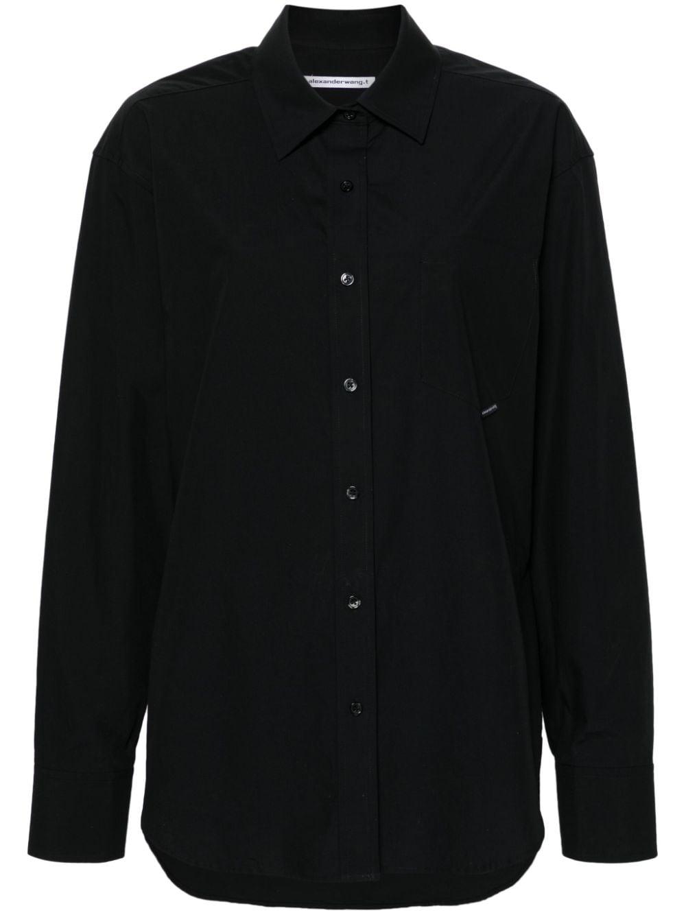 long-sleeve cotton shirt