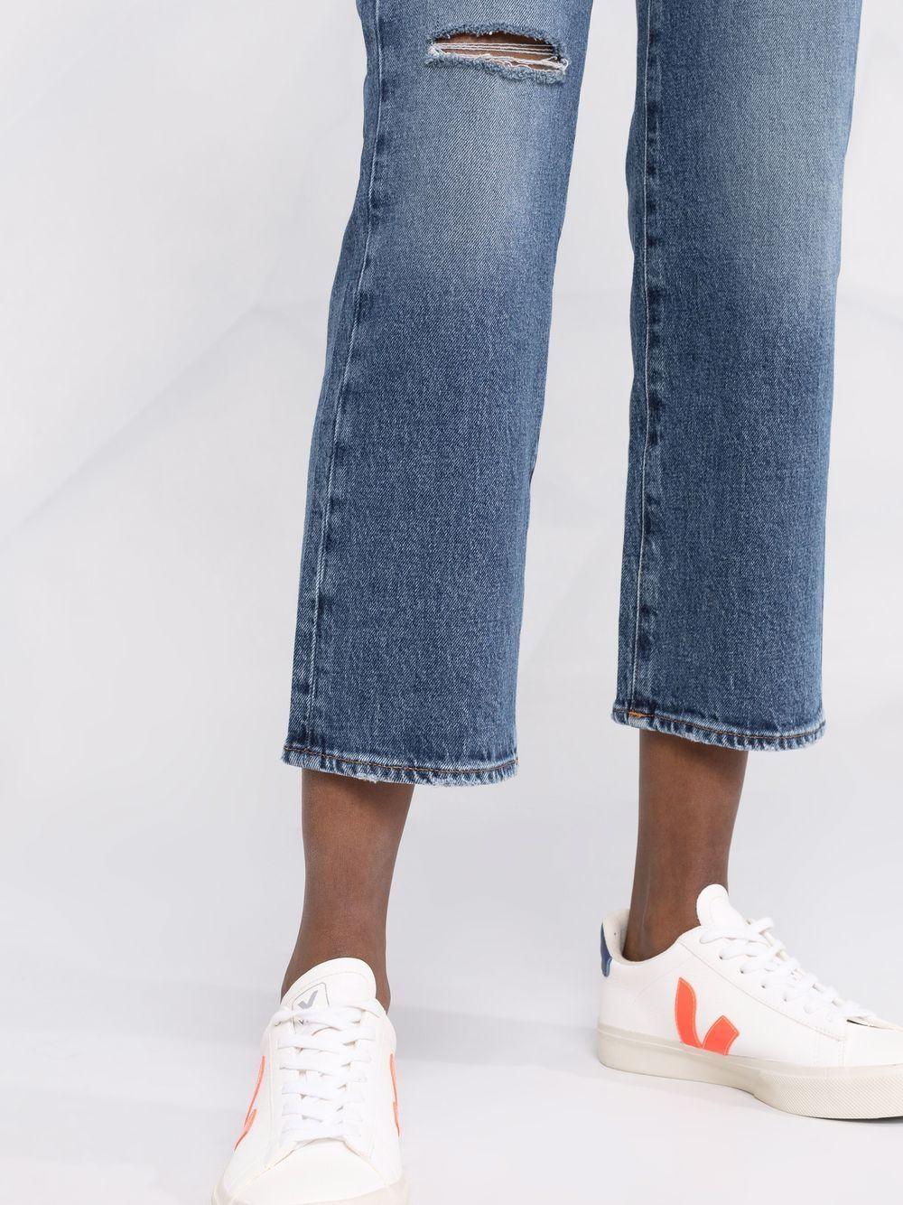 high-rise cropped Logan jeans