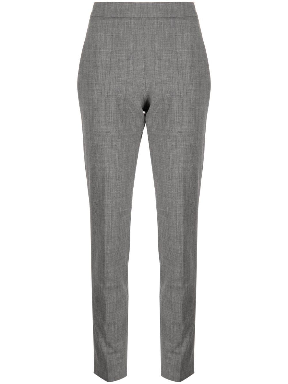 wool-blend tailored trousers