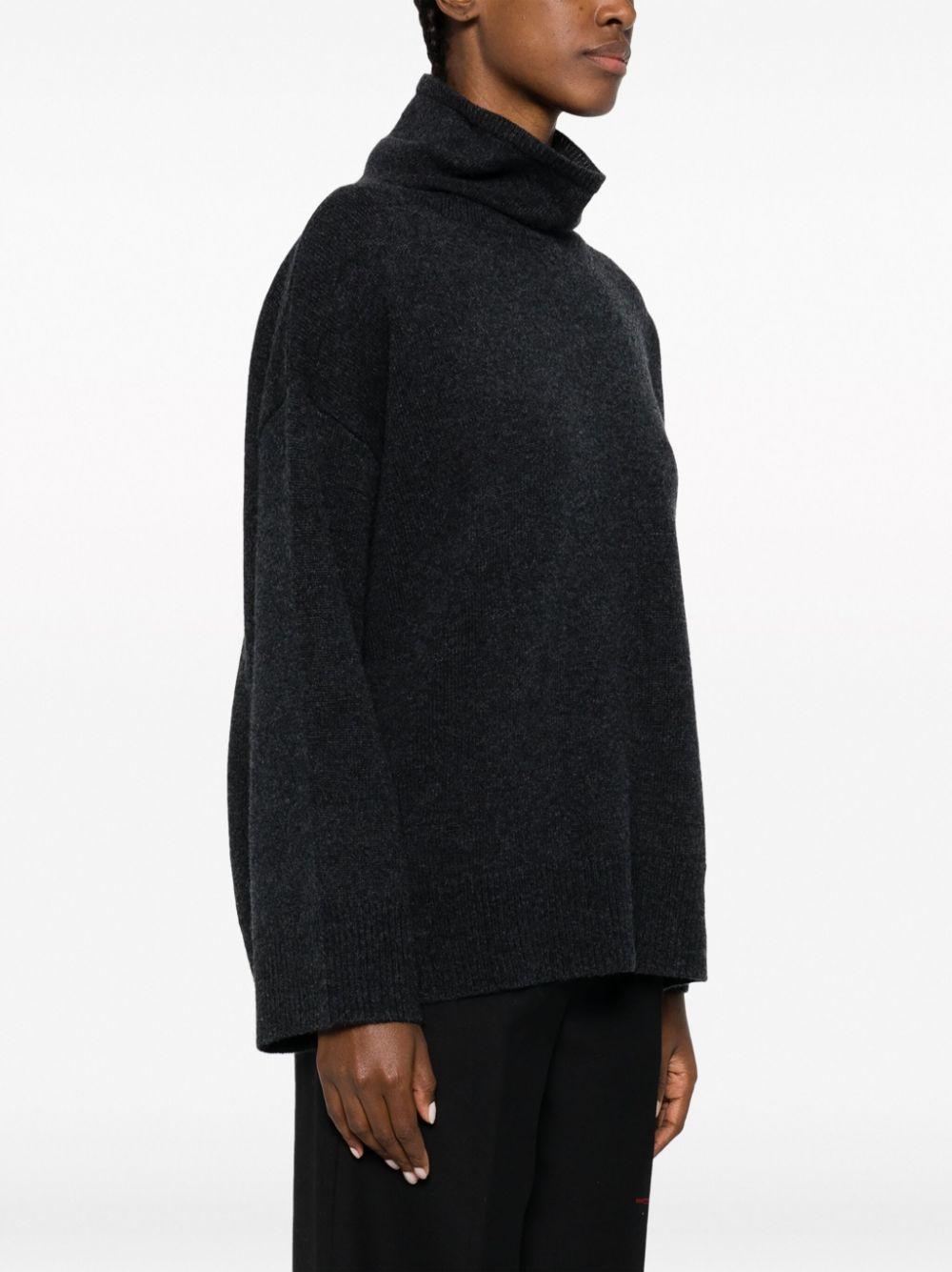 roll-neck cashmere jumper