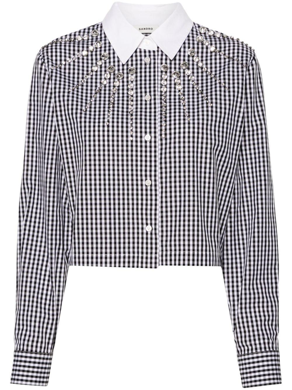 Rockfall gingham-check cotton shirt 