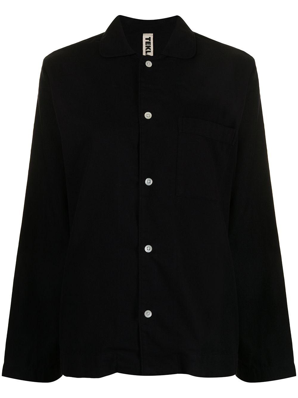 poplin pajama shirt