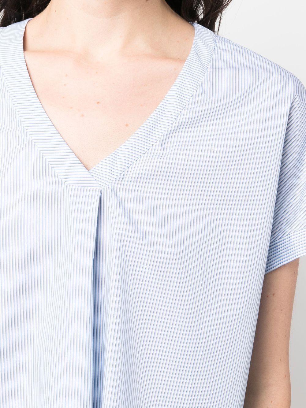 V-neck short-sleeved top