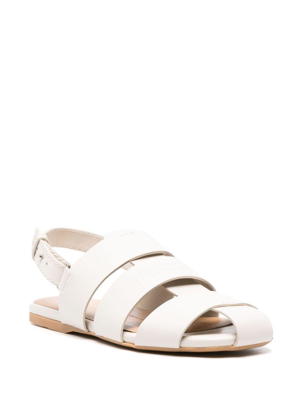 Slingback Fisherman leather sandals