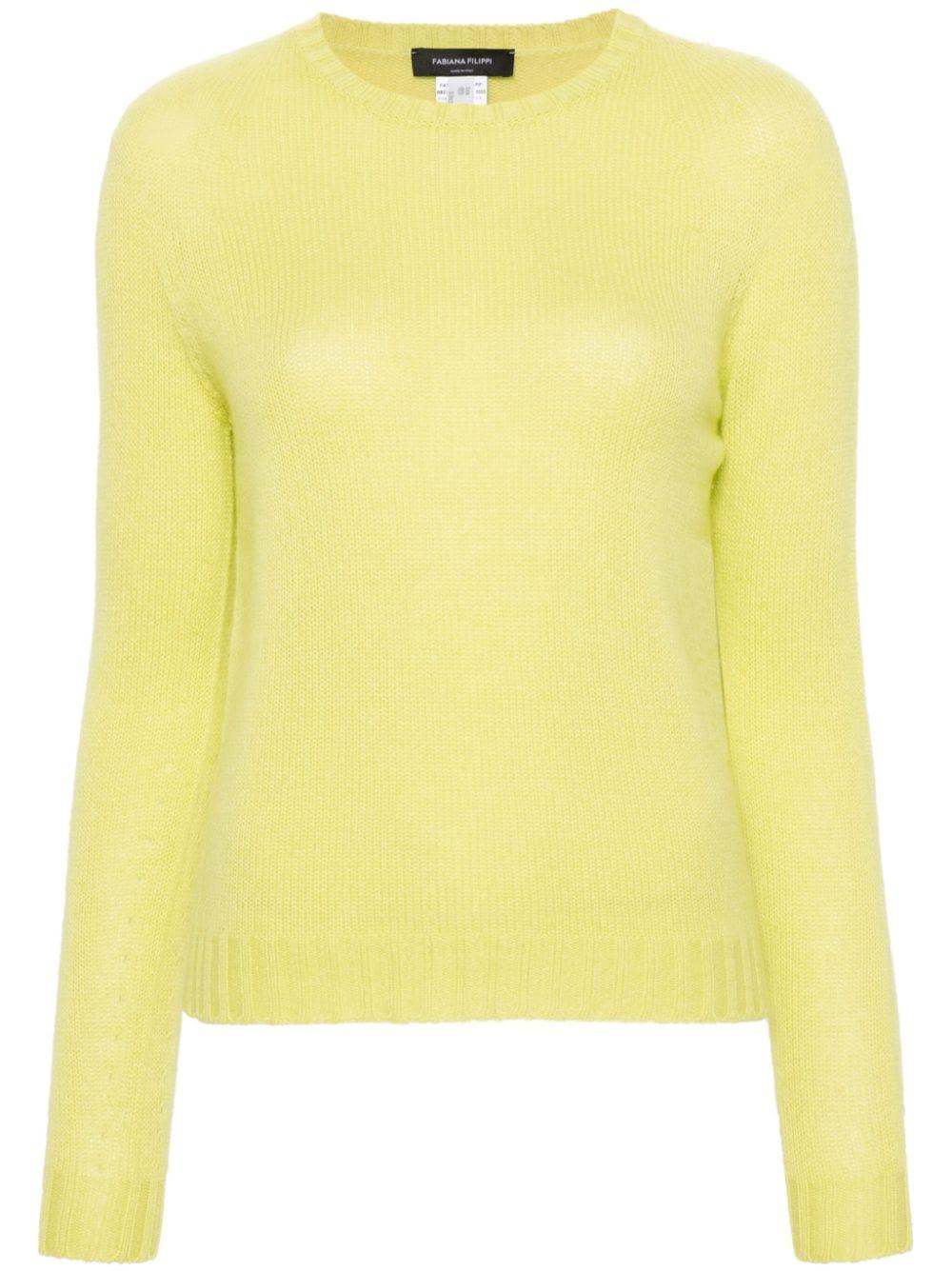 crew-neck cashmere jumper