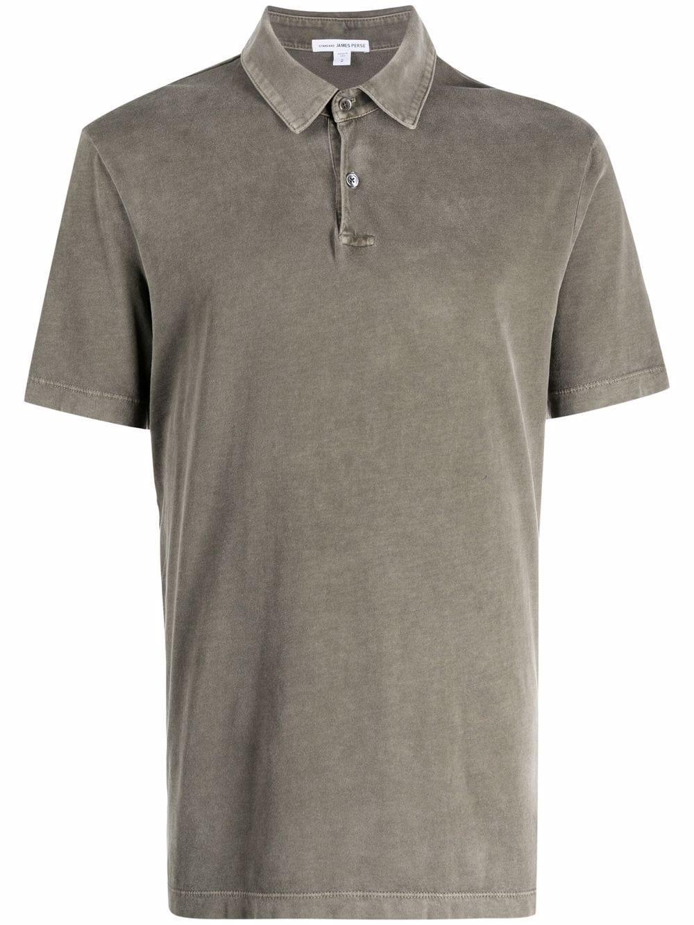 short-sleeved supima cotton polo shirt