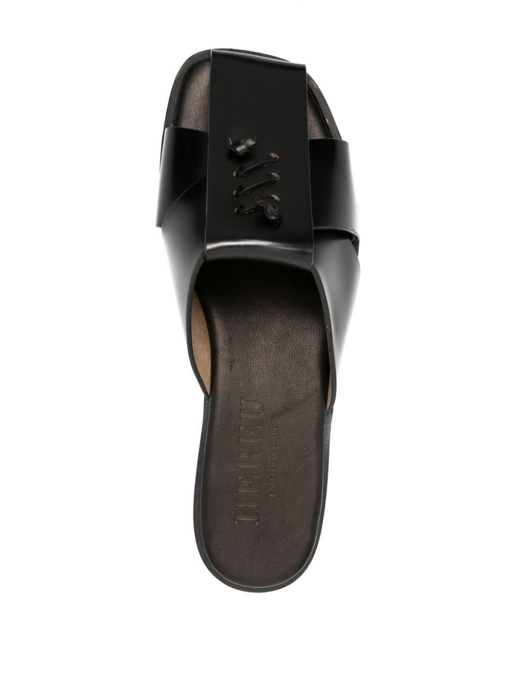 Corema leather mules