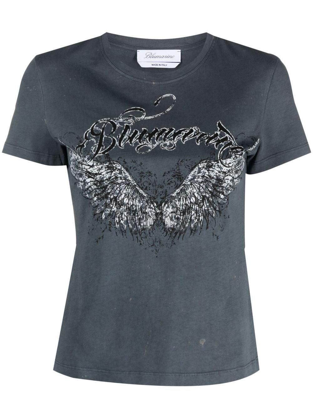 Blumarine T-Shirt M/C St.Logo Clothing