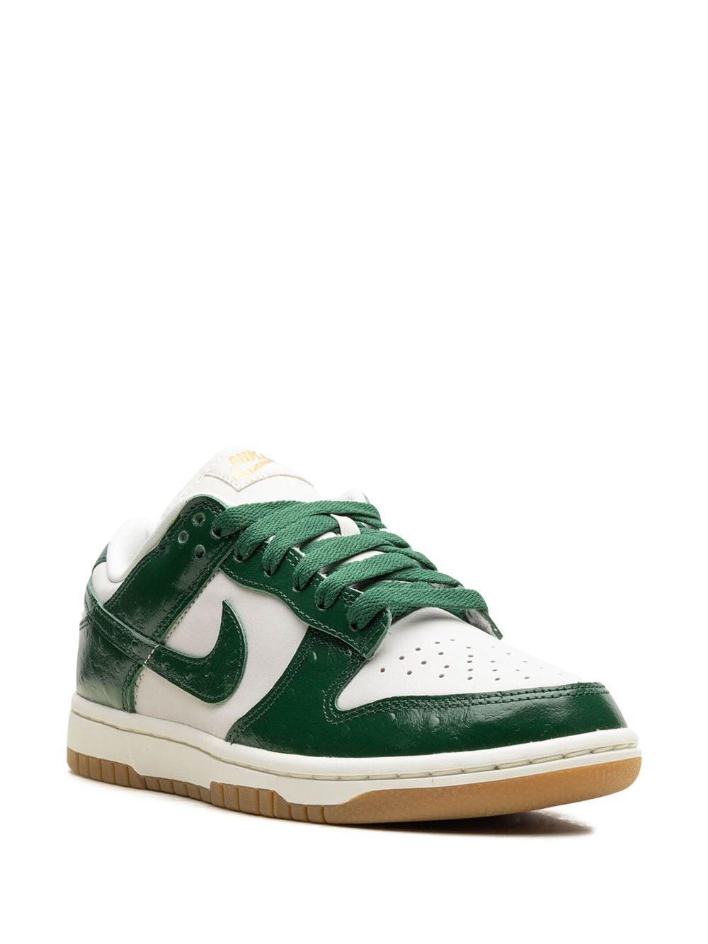 Dunk Low LX "Gorge Green Ostrich" sneakers