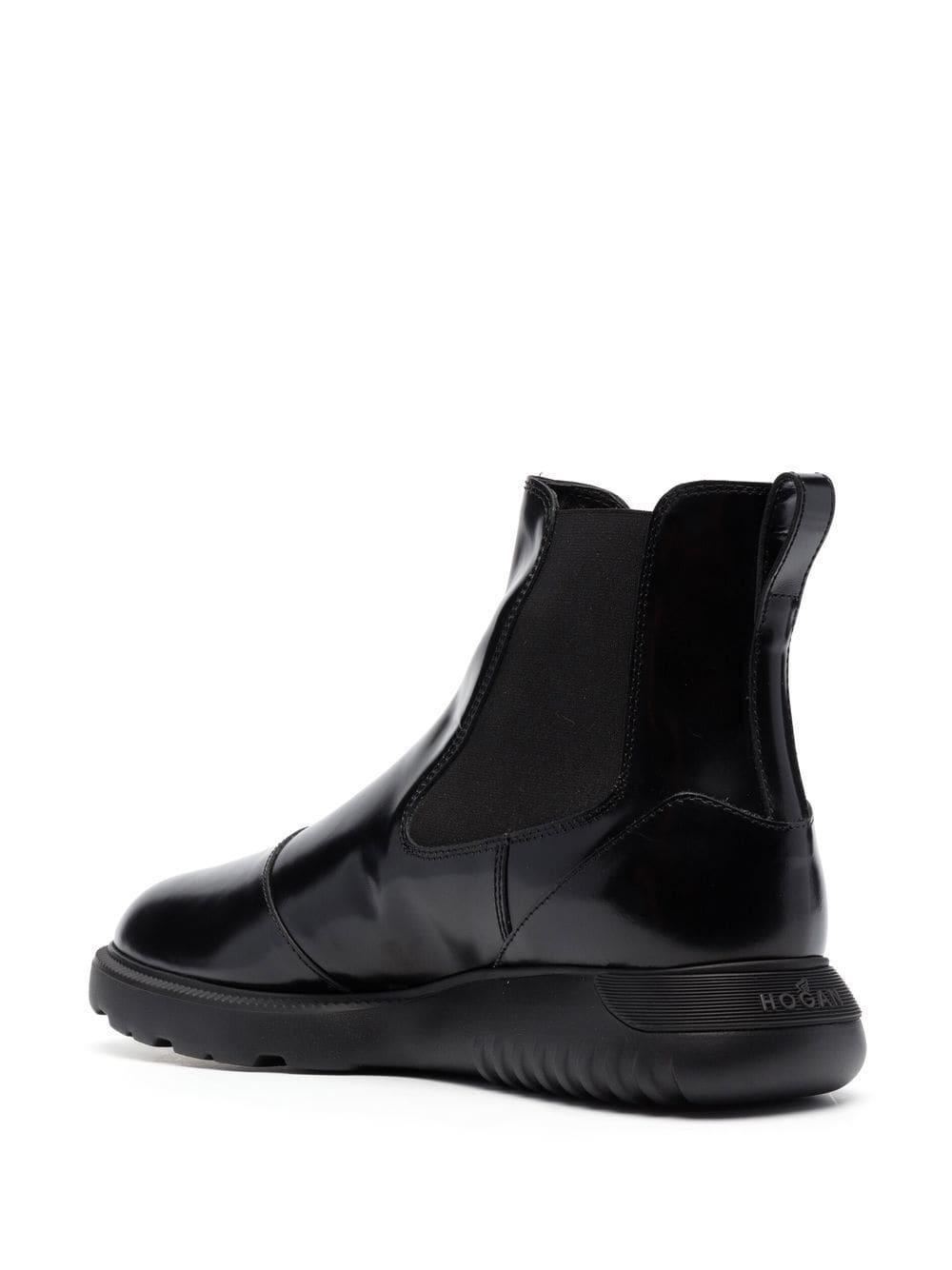 H600 leather Chelsea boots