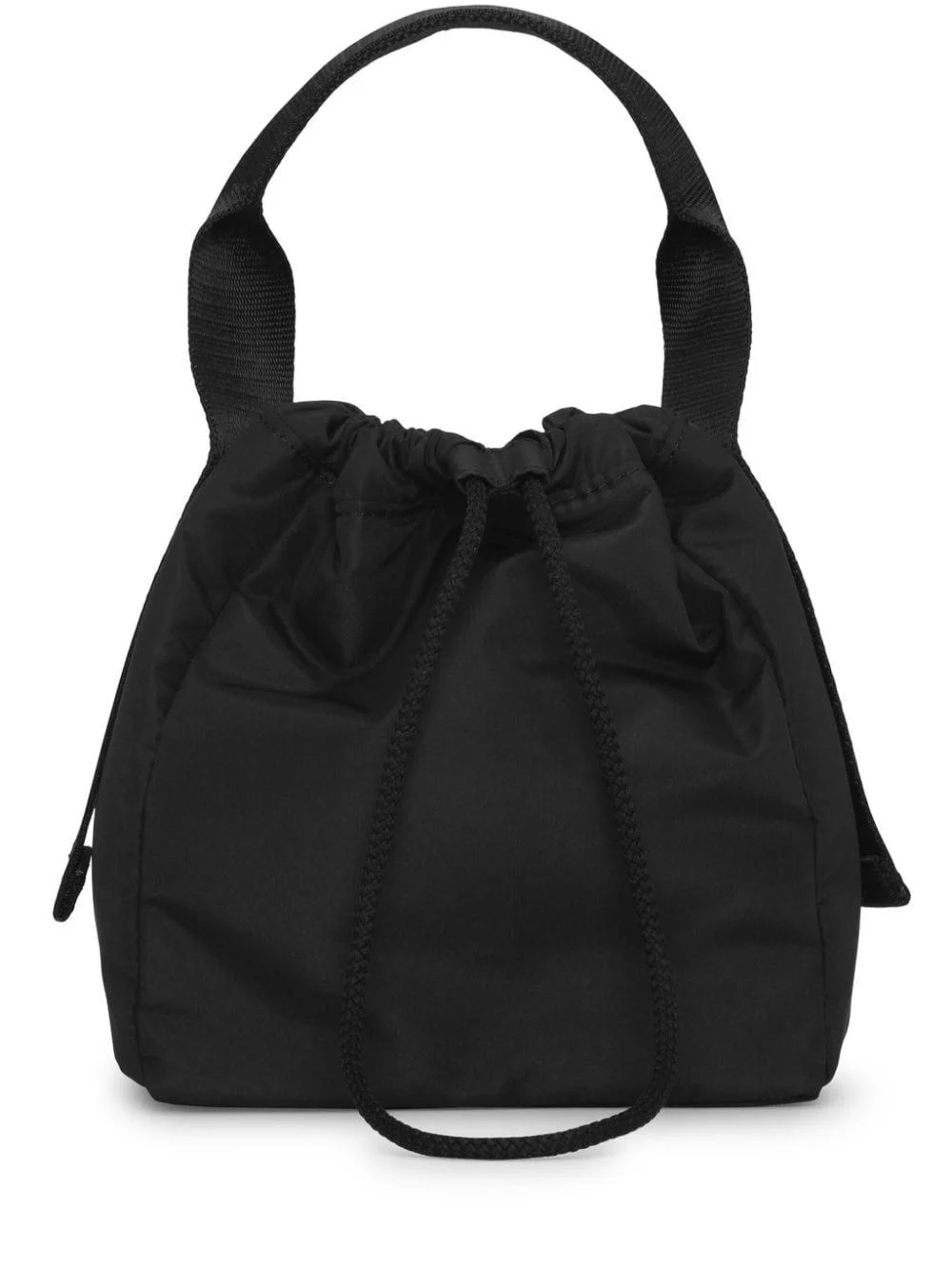 Black Tech Drawstring Handbag