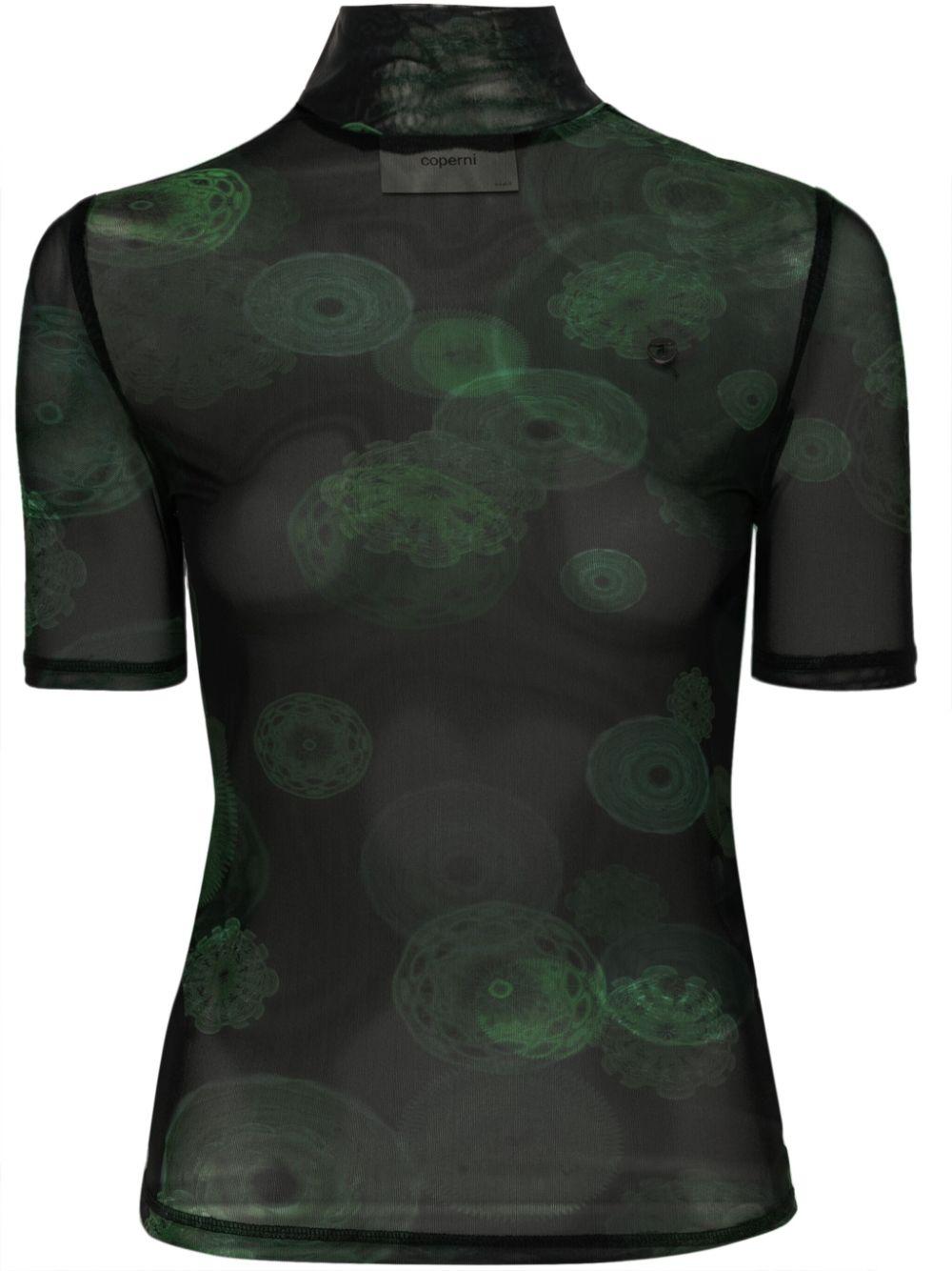 Cymatics mesh T-shirt