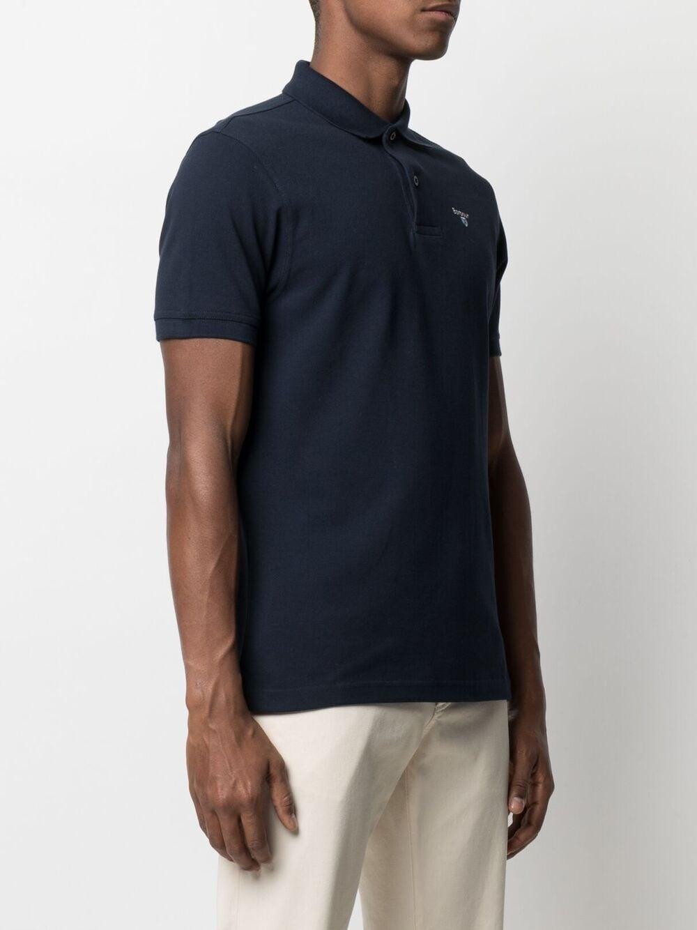 logo embroidered polo shirt