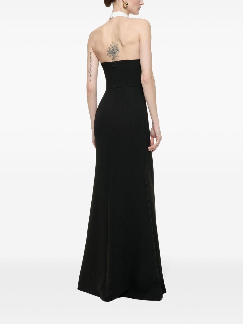 halterneck gown 