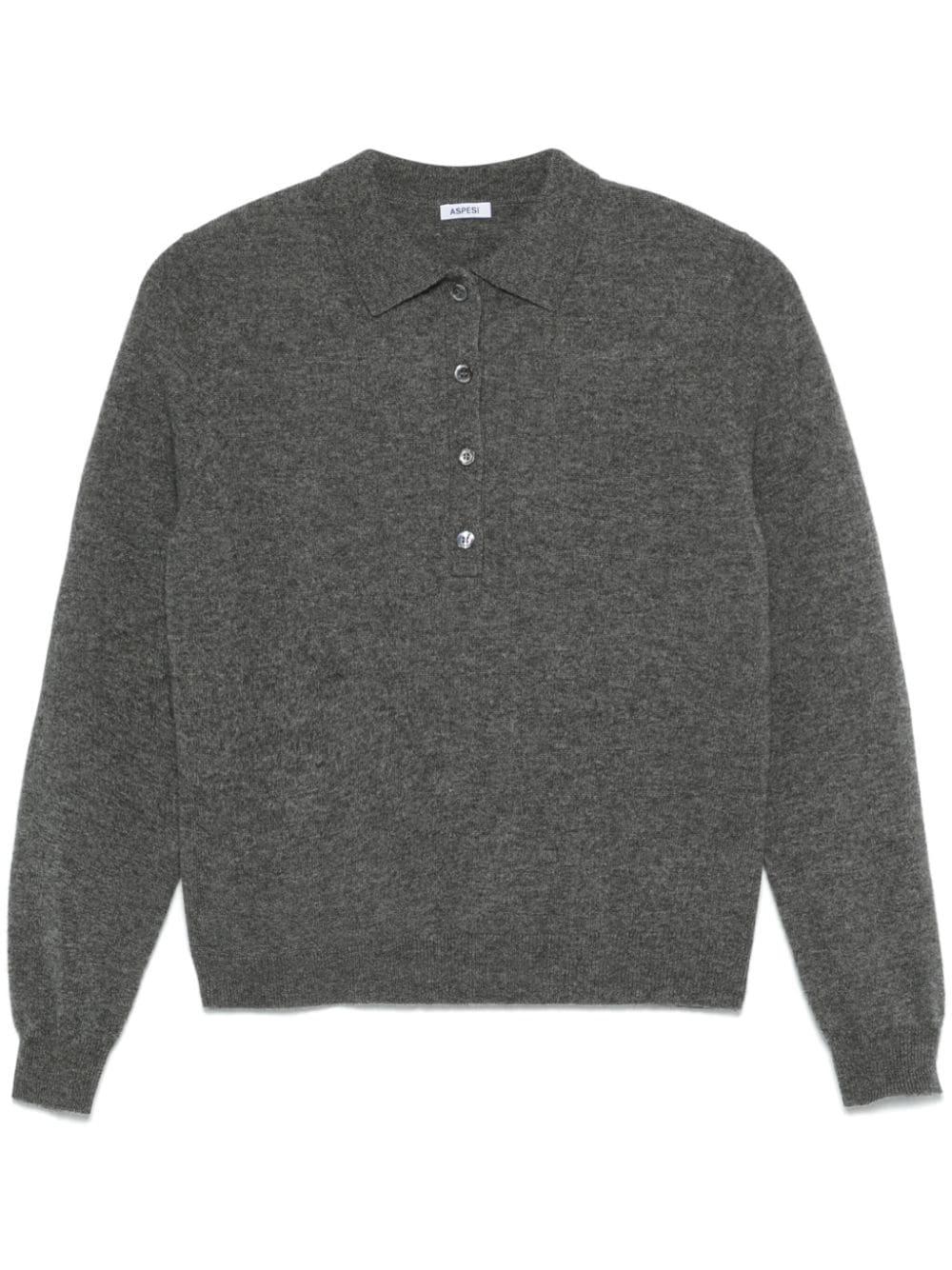 cashmere polo shirt