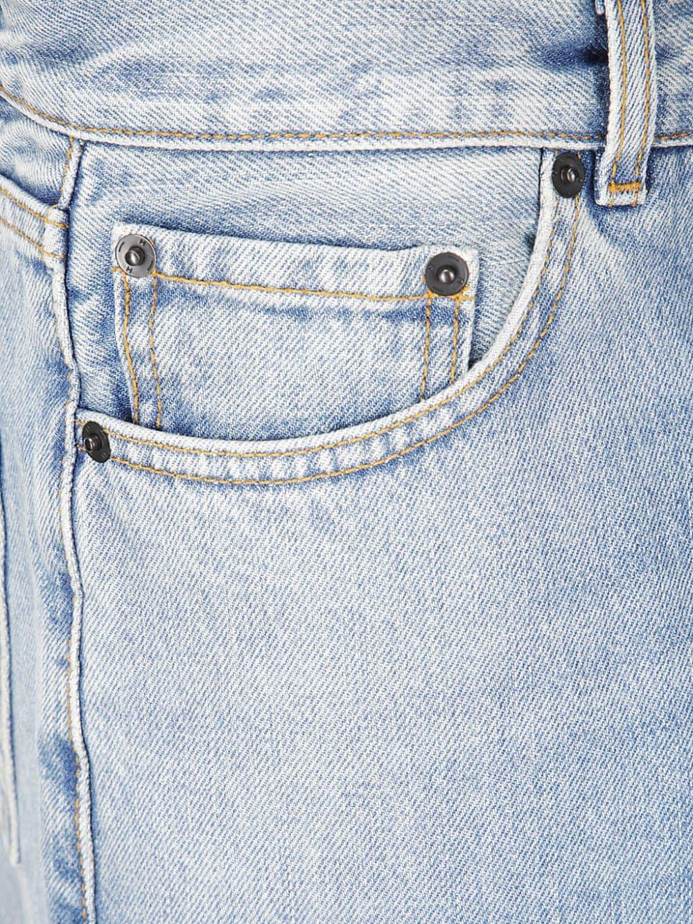 cotton straight jeans 