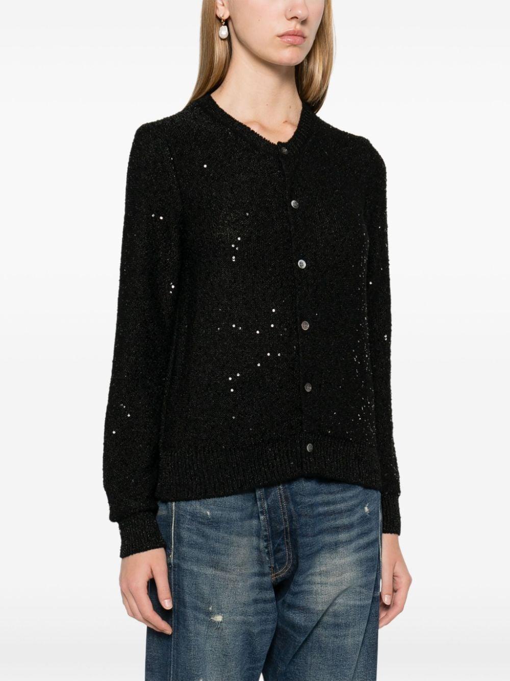 sequin-embellished cardigan 