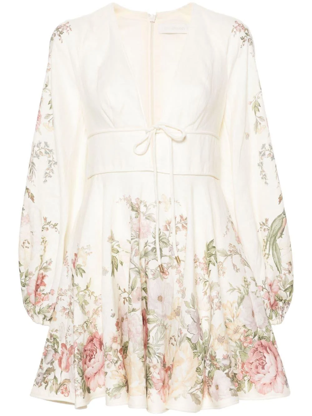 ZIMMERMANN Floral Whisper Linen Mini Dress