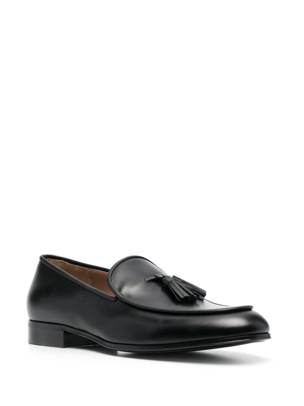 tassel-detail leather loafers