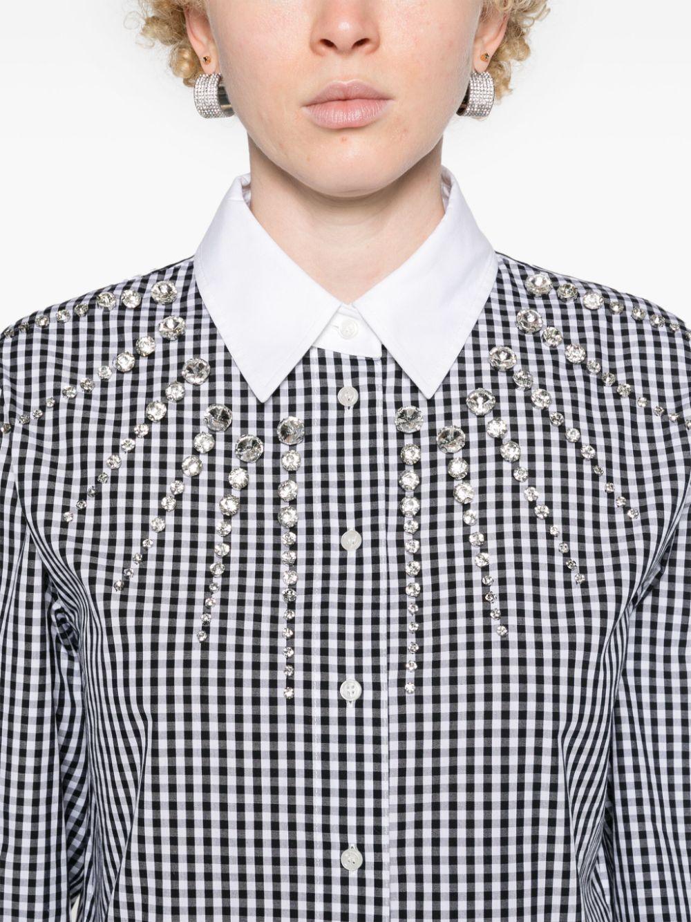 Rockfall gingham-check cotton shirt 