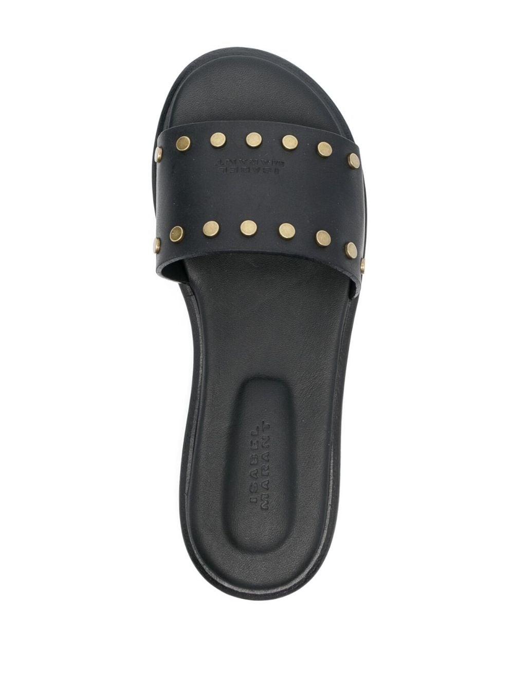 Vikee stud-embellished slides