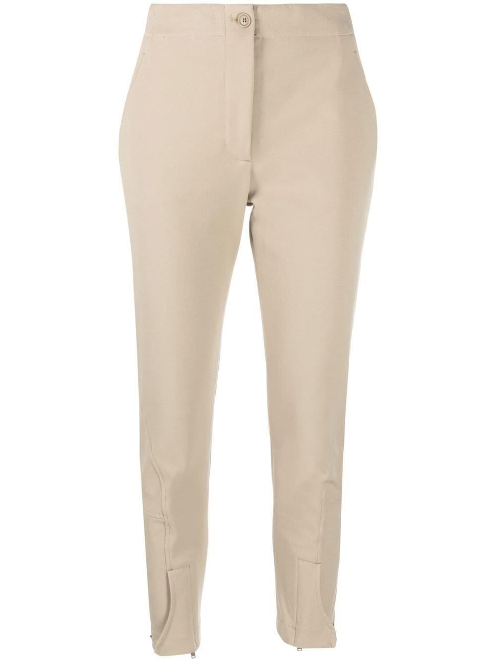 cropped chino trousers