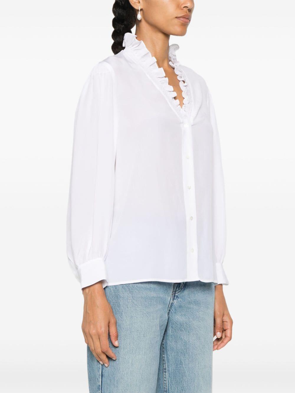 ruffle-detail shirt 