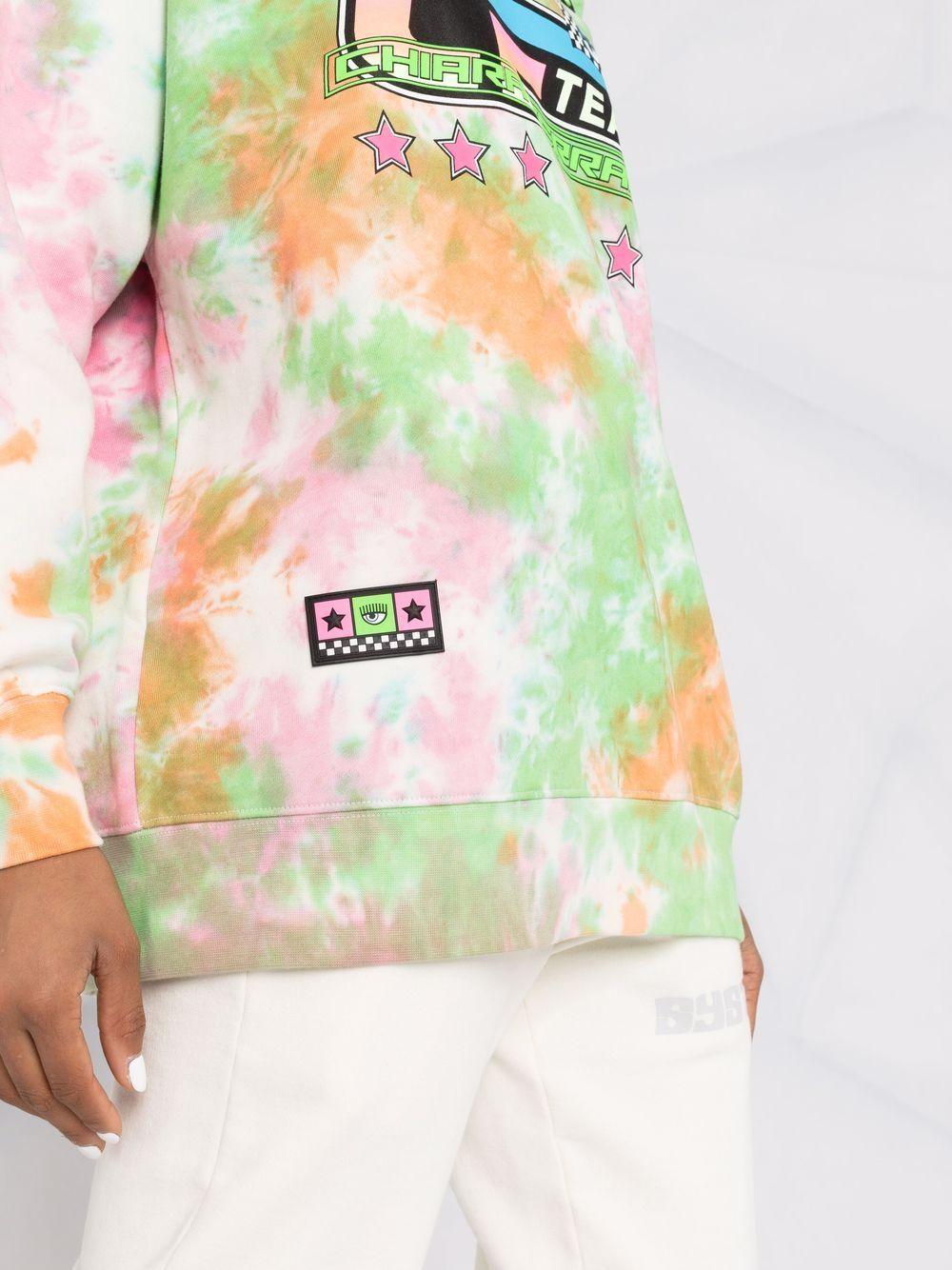 Team tie-dye sweatshirt