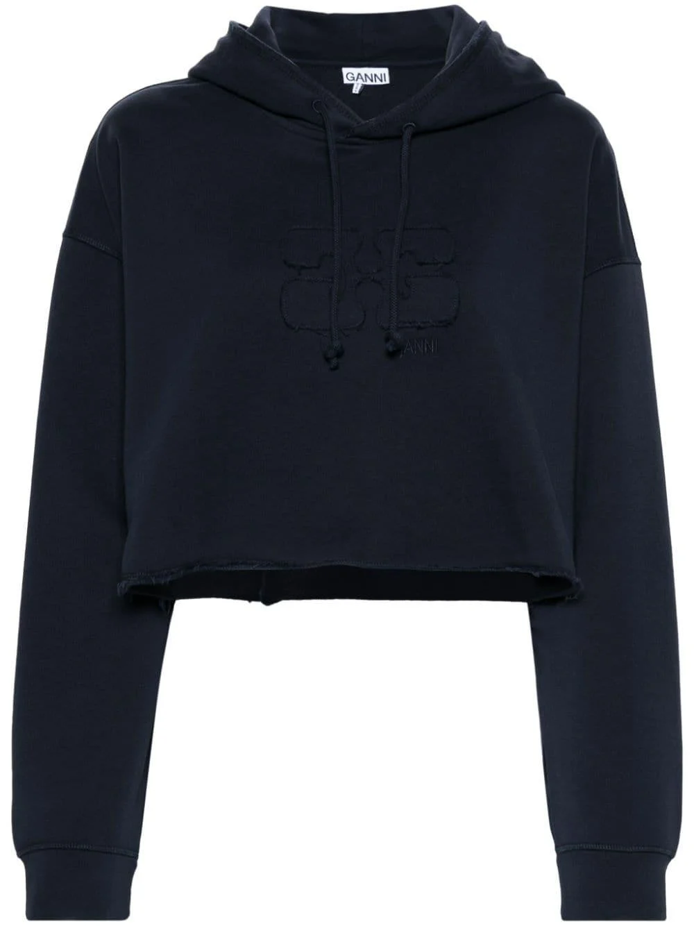 logo-embroidered organic cotton hoodie 