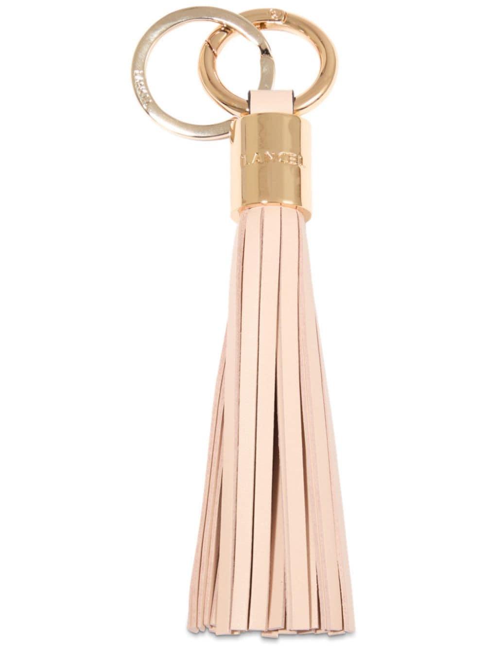 Tassel leather keyring 