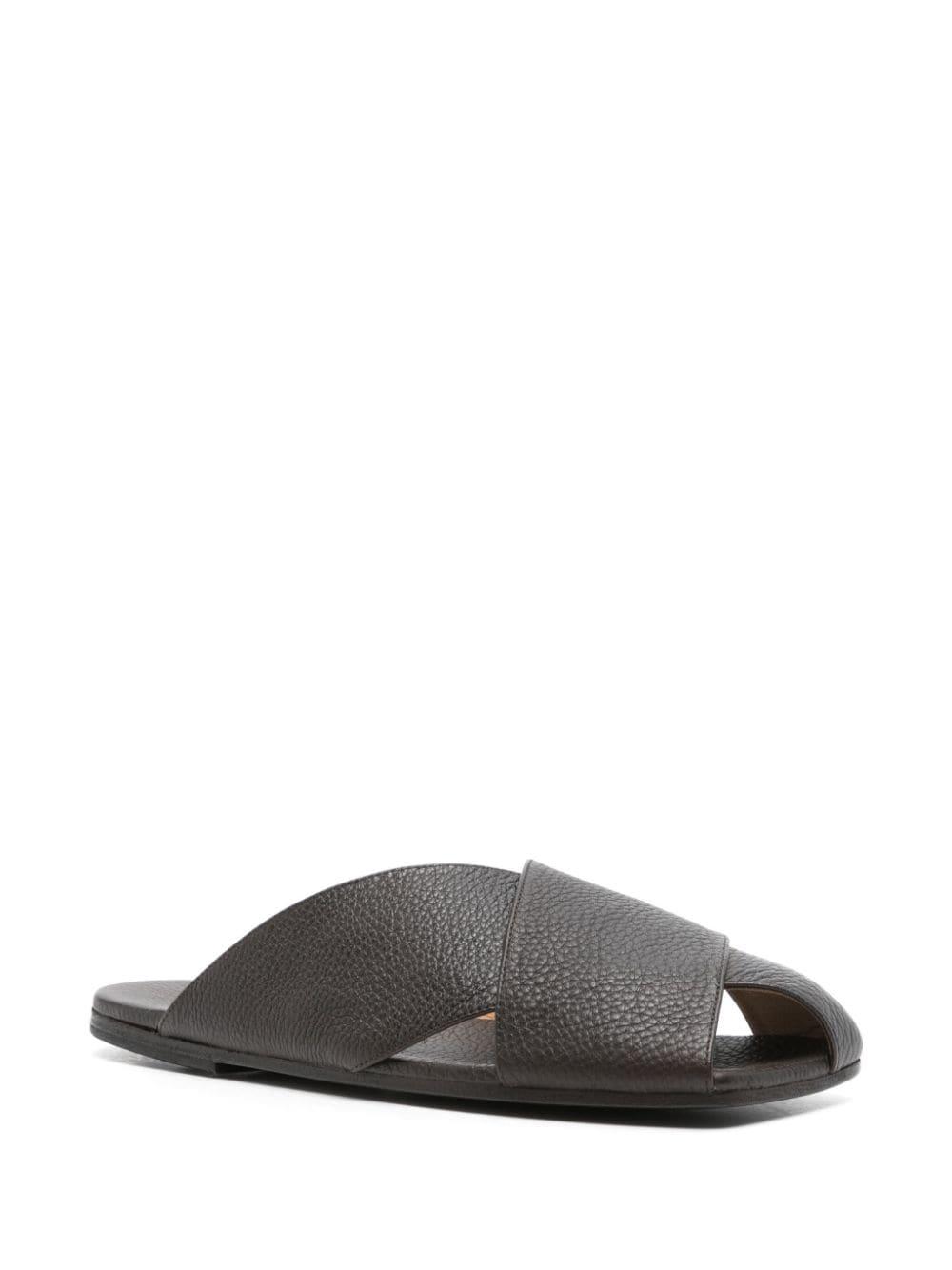 Spatola leather sandals